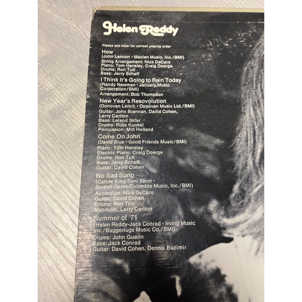 Helen Reddy self-titled vinyl - Picture 3 of 5